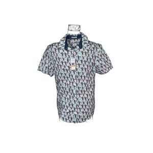 NEW WITH TAGS MEN Original Penguin Water Ski Girl Red Bikini Novelty Button Down